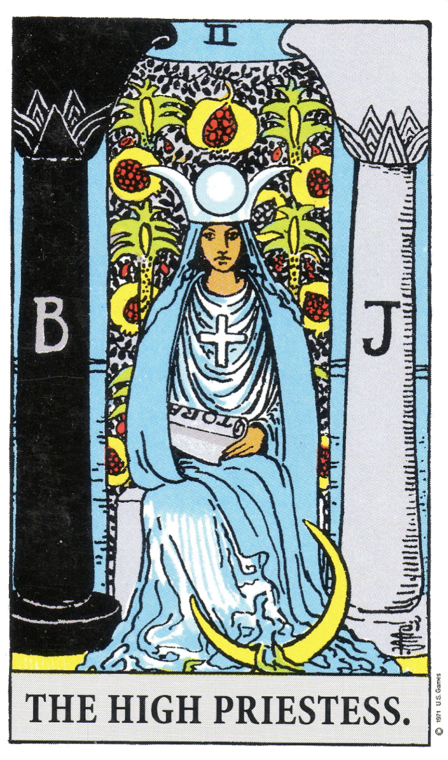 The Priestess (Tarot Triptych) - Tetragrammaton